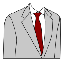 Light grey suit Thumbnail