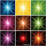 Light Rays Sparkles BackgroundÂ Thumbnail