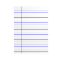 Lined paper icon Thumbnail