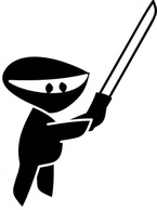 Little Ninja clip art