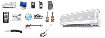 Live entertainment material supplies Vector Thumbnail