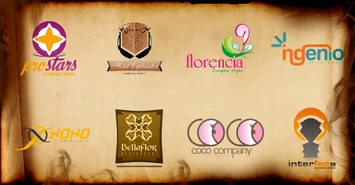 Logos for companies free vector