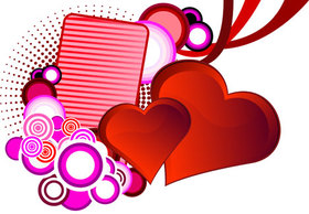 Love and St. Valentines Background Vector Thumbnail