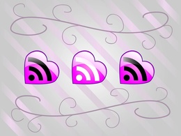 Love RSS Feed Vector
