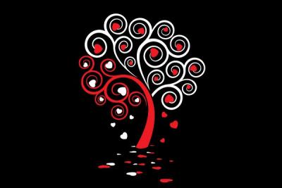 Love Tree Vector