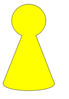 Ludo Piece - Mustard Yellow Thumbnail