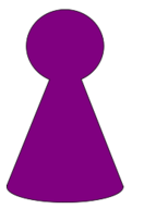 Ludo Piece - Plum Purple Thumbnail