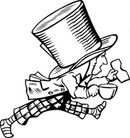 Mad Hatter clip art