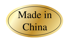 Made in China sticker