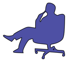 Man In Chair Thinking