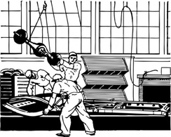 Manufacturing Line Workers clip art Thumbnail