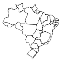 Map of Brazil Thumbnail