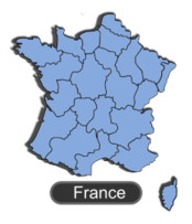 Map of France Thumbnail