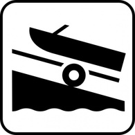 Map Symbols Boat Trailer clip art