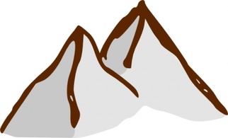 Map Symbols Mountains clip art Thumbnail