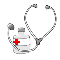 Medicine and a Stethoscope Thumbnail