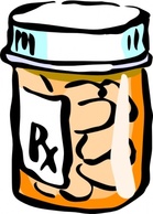Medicine Jar clip art Thumbnail