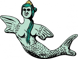 Mermaid clip art Thumbnail