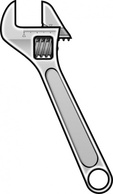 Method Adjustable Wrench Icon Style clip art Thumbnail