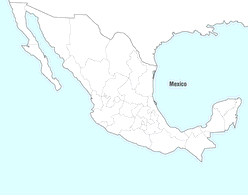 Mexico Map Vector Thumbnail