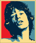 Mick Jagger Vector Image Thumbnail