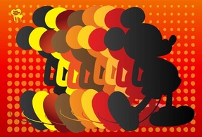 Mickey Mouse Silhouette Thumbnail