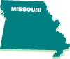 Missouri 3d Vector Map Thumbnail