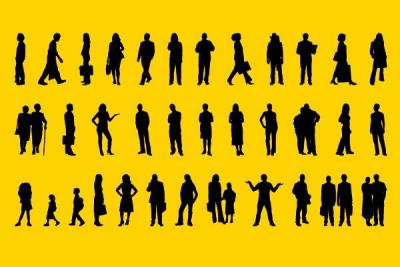 Mixed People Silhouettes Thumbnail