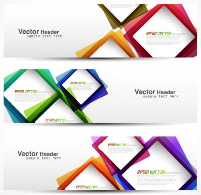 Modern Headers Banners Vector Thumbnail