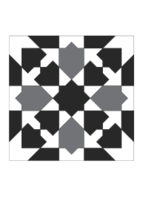 Moorish glazed earthenware tile pattern 2