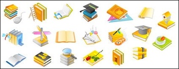 Mouse, Dr. cap, pencils, pens, CD-ROM, set square dragonfly Thumbnail