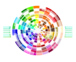 Multicolored Wheel Abstract Background Thumbnail