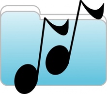 Music Folder clip art