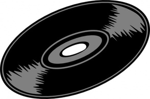 Music Record clip art