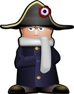 Napolean Figure clip art