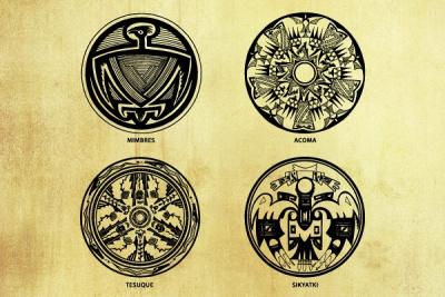 Native American Symbols Vector Thumbnail