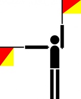 Naval Semaphore Flag P clip art Thumbnail