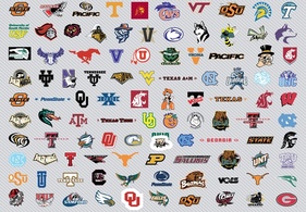NCAA Men’s Basket Logos Thumbnail