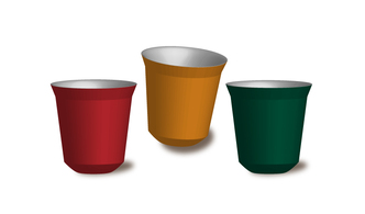 Nespresso Pixie Cup Vector for free Thumbnail