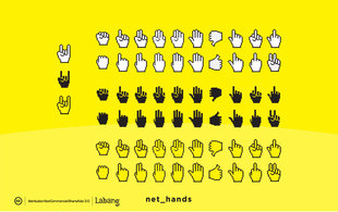 Net Hands Vectors Thumbnail
