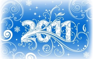 New Year Banner 2011 Vector Adobe Illustrator Cs4 Ai Design Tutorial Thumbnail