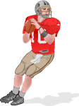 Nfl Football Player Vector Thumbnail