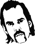 Nick Cave Vector Portrait