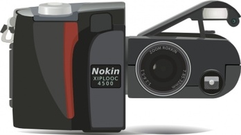 Nikon Coolpix 4500 Digital Camera clip art Thumbnail