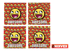 NixVex Awesome Meme Free Vector