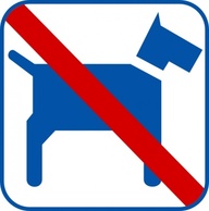 No Dogs clip art