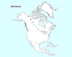 North America Map Vector Thumbnail