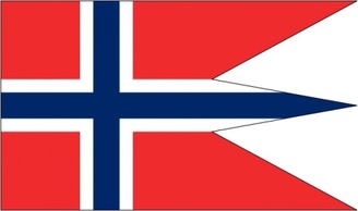 Norwegian State Flag clip art