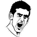 Novak Djokovic Vector Image Thumbnail