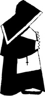 Nun clip art Thumbnail